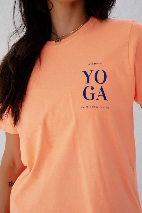 CAMISETA YOGA ESTONADA SALMÃO