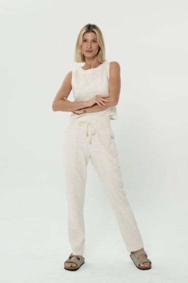 CALÇA TWEED LINEN