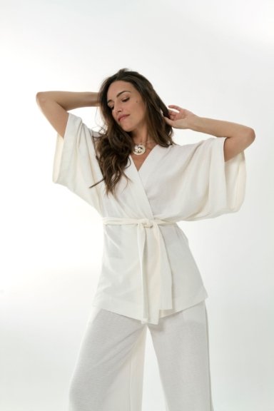 KIMONO CAMINHOS OFF WHITE
