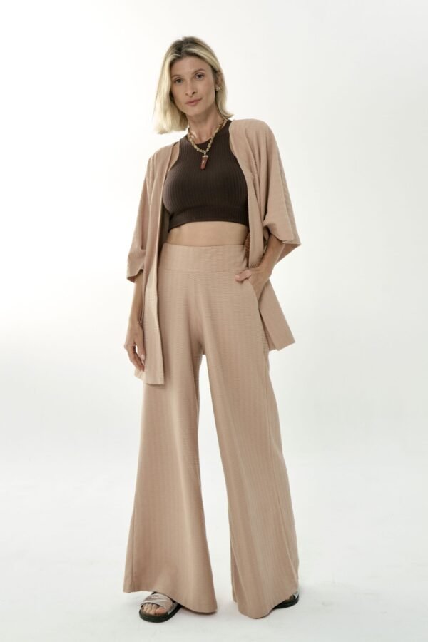 CALÇA PANTALONA CAMINHOS NUDE