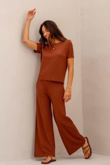 CALÇA MALHA ELEGANCE TERRA