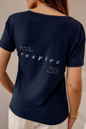 CAMISETA DECOTE V RESPIRE